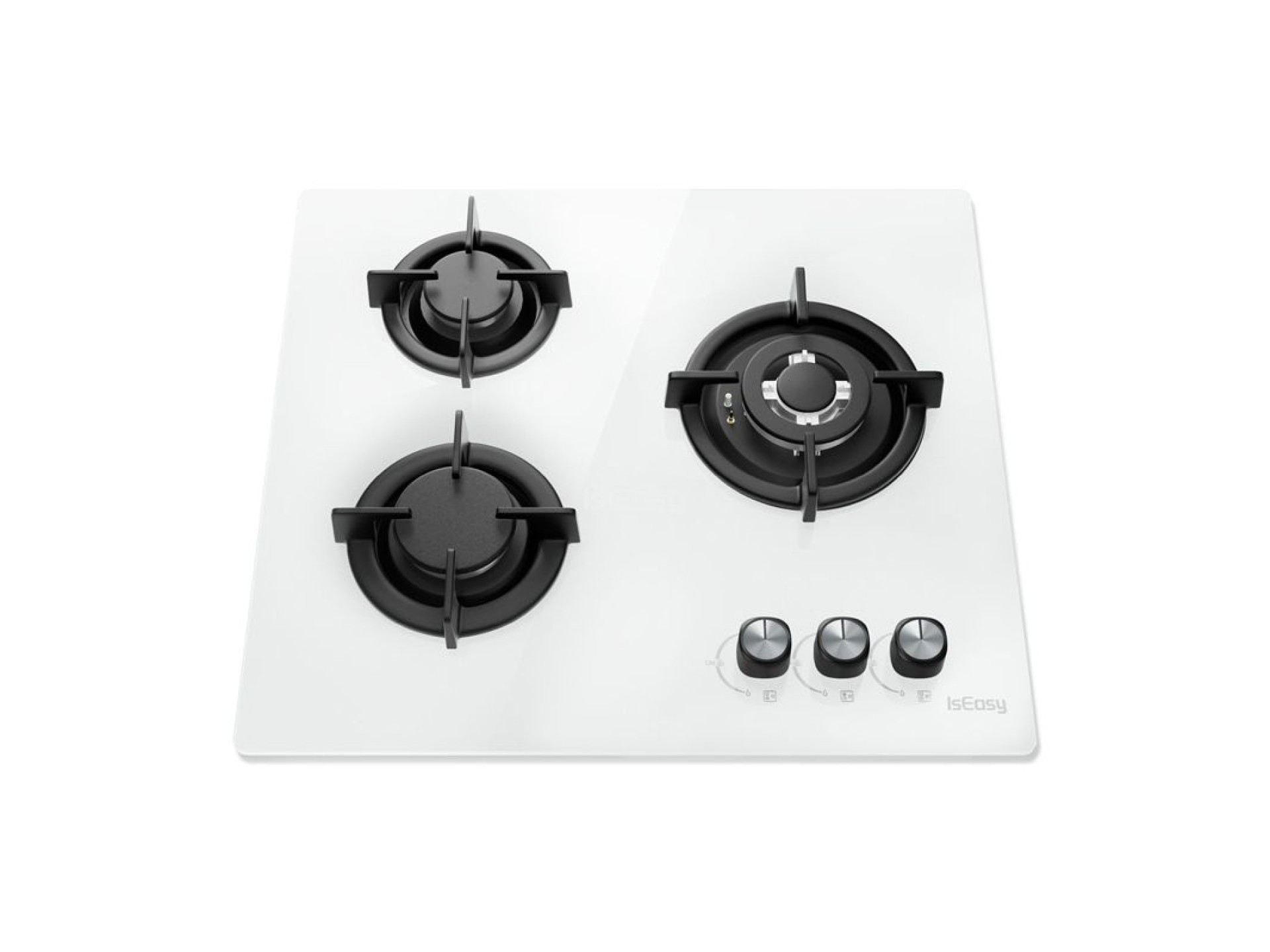 ISEASY MGBG-603 gas hob, 3 burners (white)