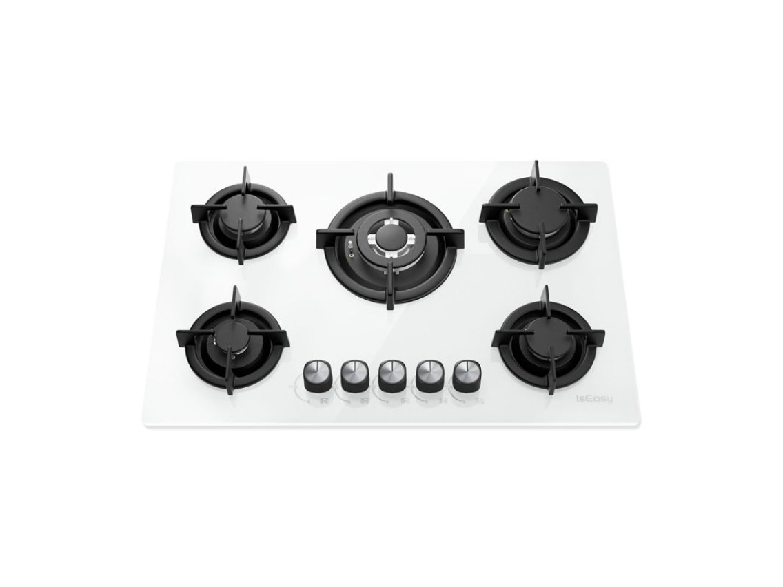 Fog�o a g�s ISEASY MGBG-775 com 5 queimadores (branco)