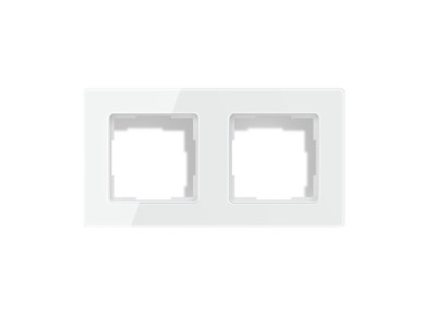 Avatto 2 Socket TS20 light switch frame (white)