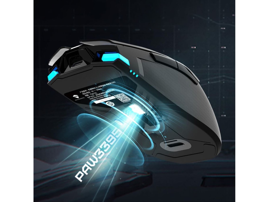 Mouse Gamer Sem Fio Machenike M7 Pro - Preto