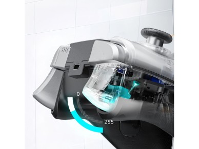 Mando inal�mbrico Machenike G5Pro Max con estaci�n de carga - Gris