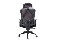 Techancy Black Computer Office Chair MD4901, Fabric Seat, Curved Lumbar Support, 3D Adjustable Angle Techancy Black Computer Office Chair MD4901, Fabric Seat, Curved Lumbar Support, 3D Adjustable Angle