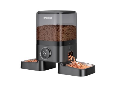 Double Intelligent Feed Dispenser 5L Oneisall PF10 Double Intelligent Feed Dispenser 5L Oneisall PF10