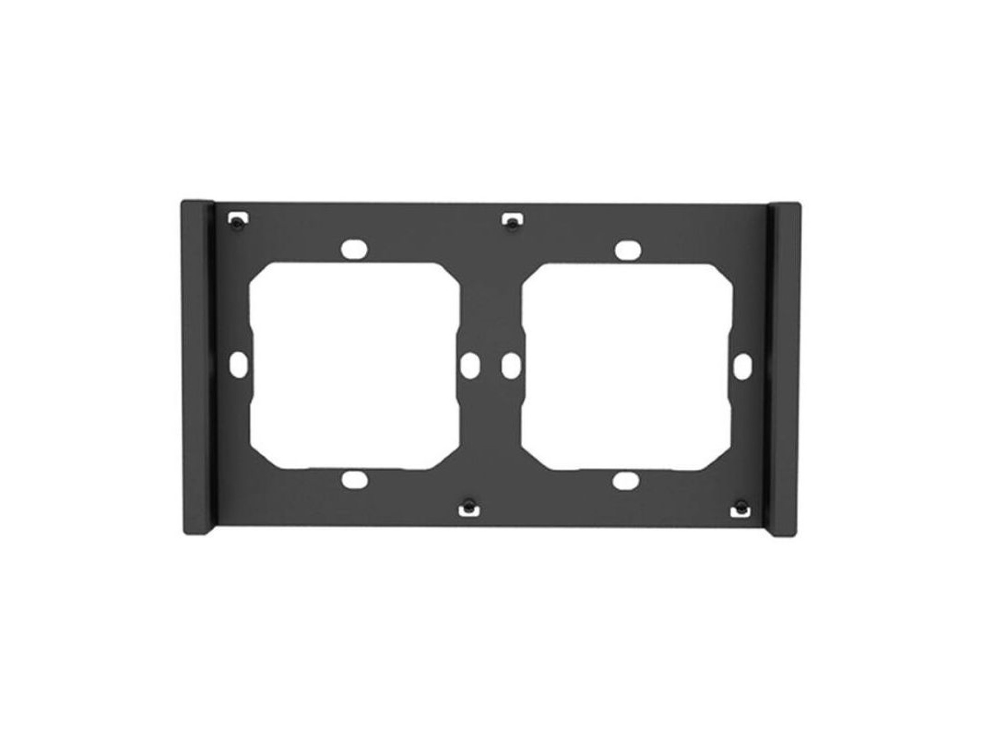 Moldura para interruptor duplo M5 80 SONOFF M5-2C-80-F (grafite/preto)