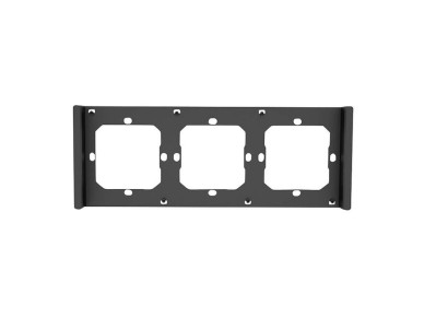 Marco para interruptor M5 80 triple 3 pliegues SONOFF M5-3C-80-F (grafito/negro)