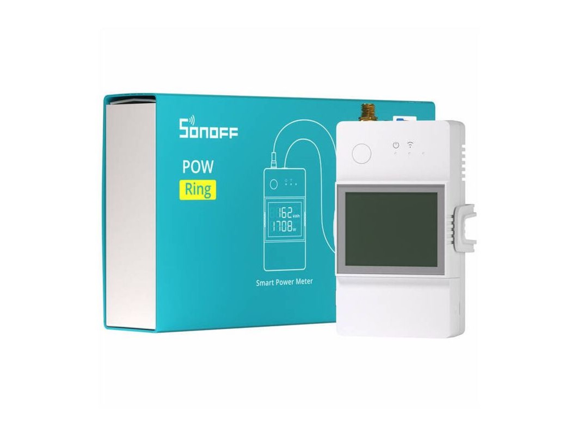 Medidor de consumo de energia elétrica 100A WiFi POW Ring SONOFF POWCT (sonda de corrente)
