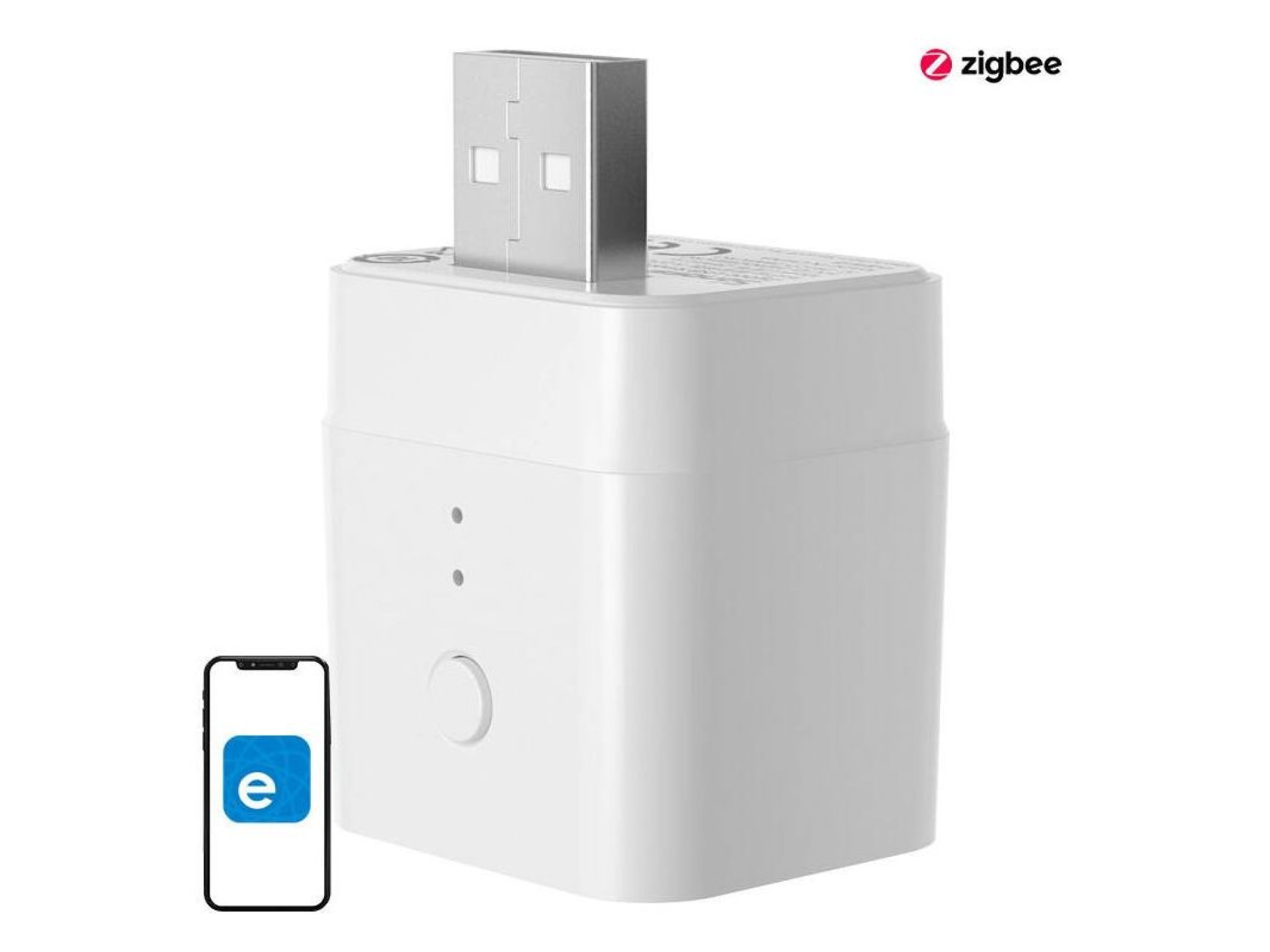 Adaptador inteligente, interruptor USB ZigBee SONOFF ZBMicro (máx. 36W)