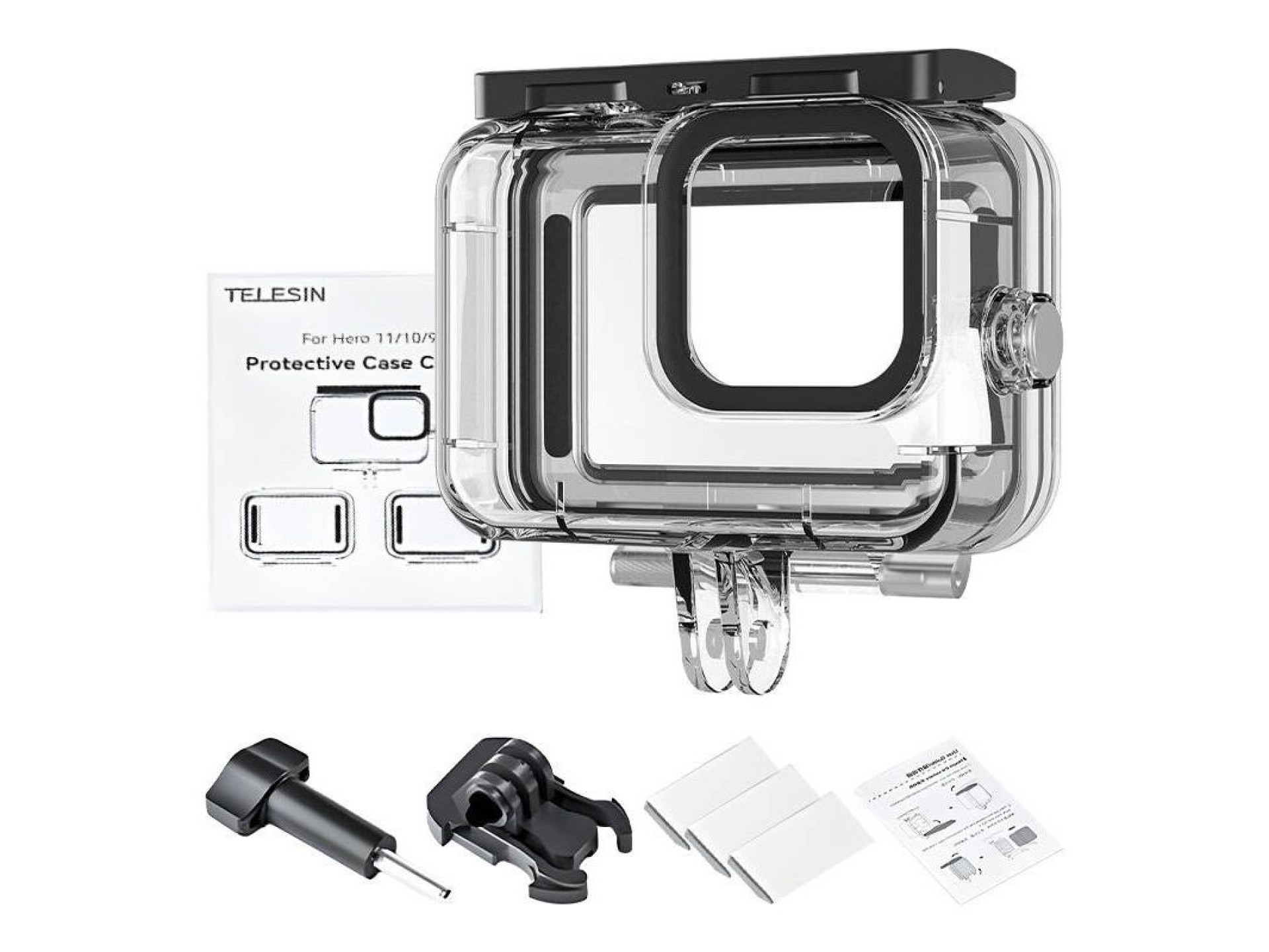 Conjunto de capa protetora TELESIN para GoPro Hero 12/11/10/9