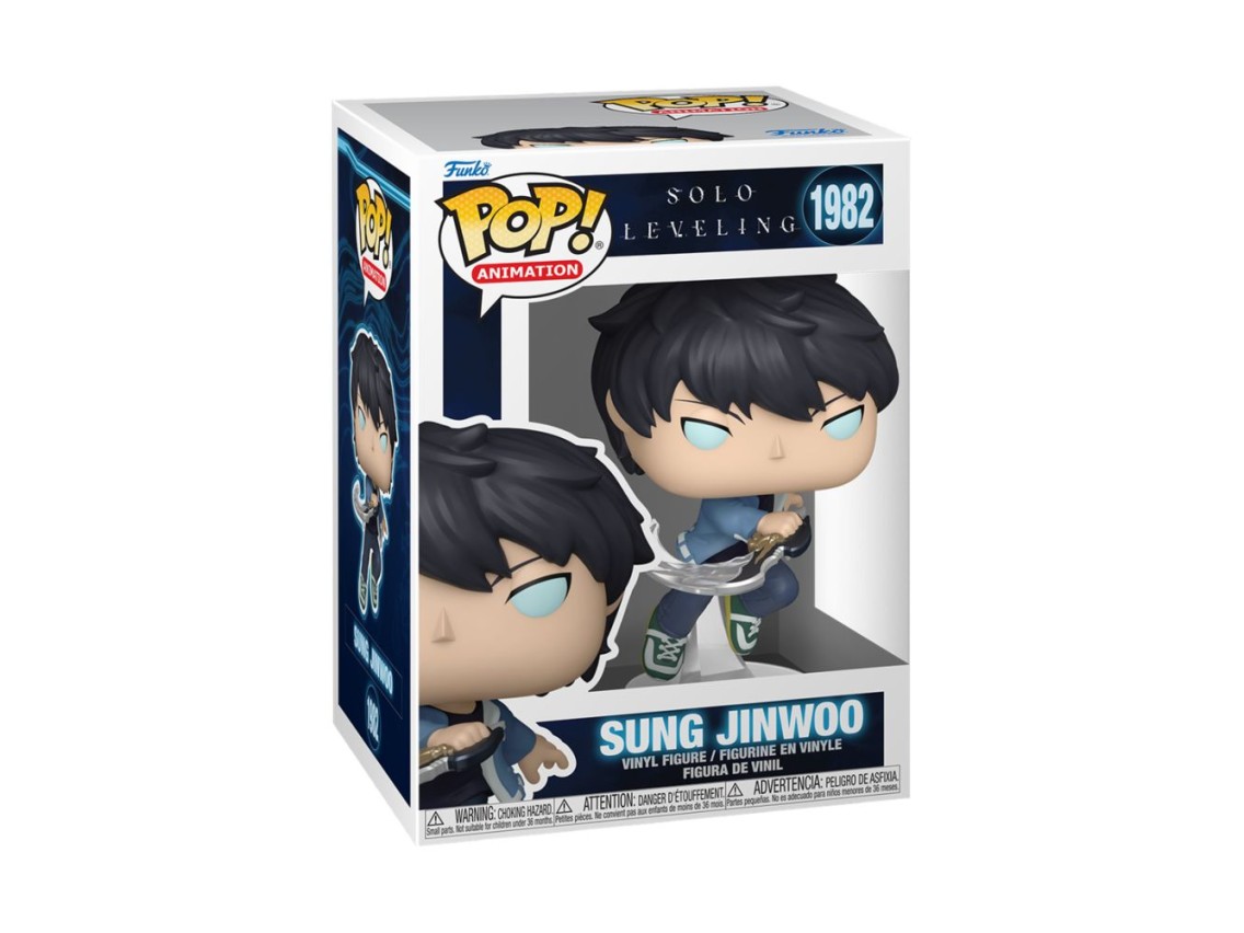 Funko Pop Solo Leveling Sung Jinwoo opção de perseguição aleatória