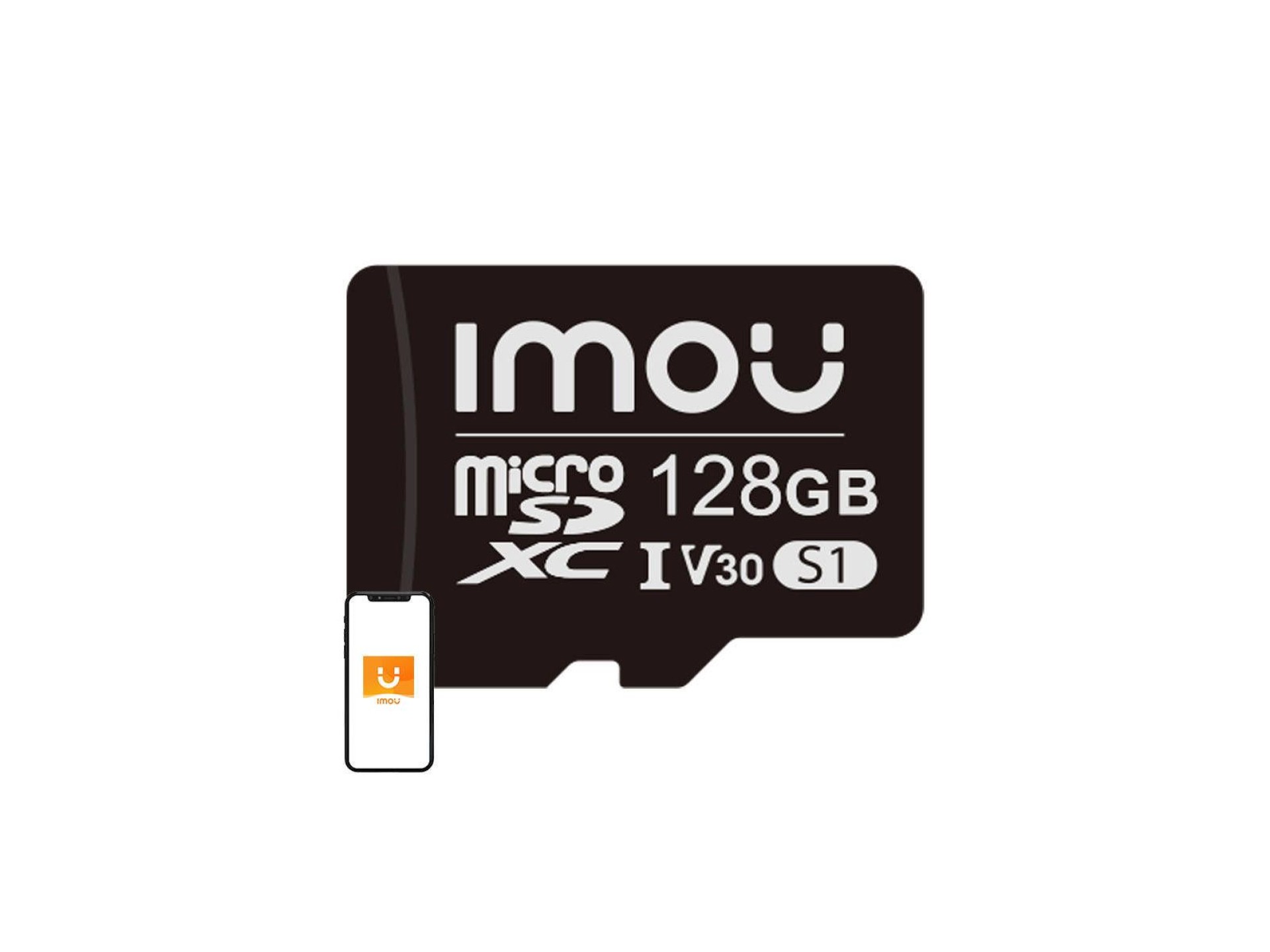 Tarjeta de memoria IMOU 128 GB microSD (UHS-I, SDHC, 10/U3/V30, 95/38)