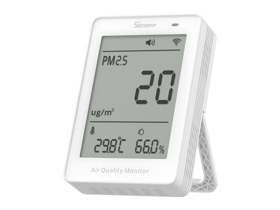 Sonoff AirGuard PM2.5 SAWF-07P - Monitor de calidad del aire LCD con WiFi
