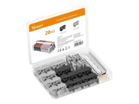 Juego de conectores de cable para carril DIN Sonoff (20 piezas)