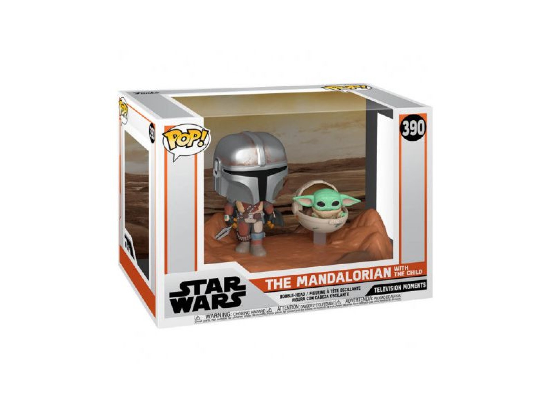 Funko pop star wars the mandalorian the mandalorian & baby yoda