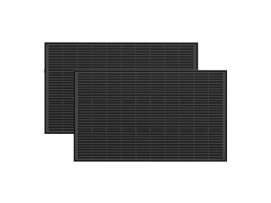 Conjunto de pain�is fotovoltaicos 2x EcoFlow 100W (estrutura r�gida)
