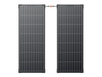 Conjunto de 2 pain�is fotovoltaicos EcoFlow de 130W (constru��o r�gida)