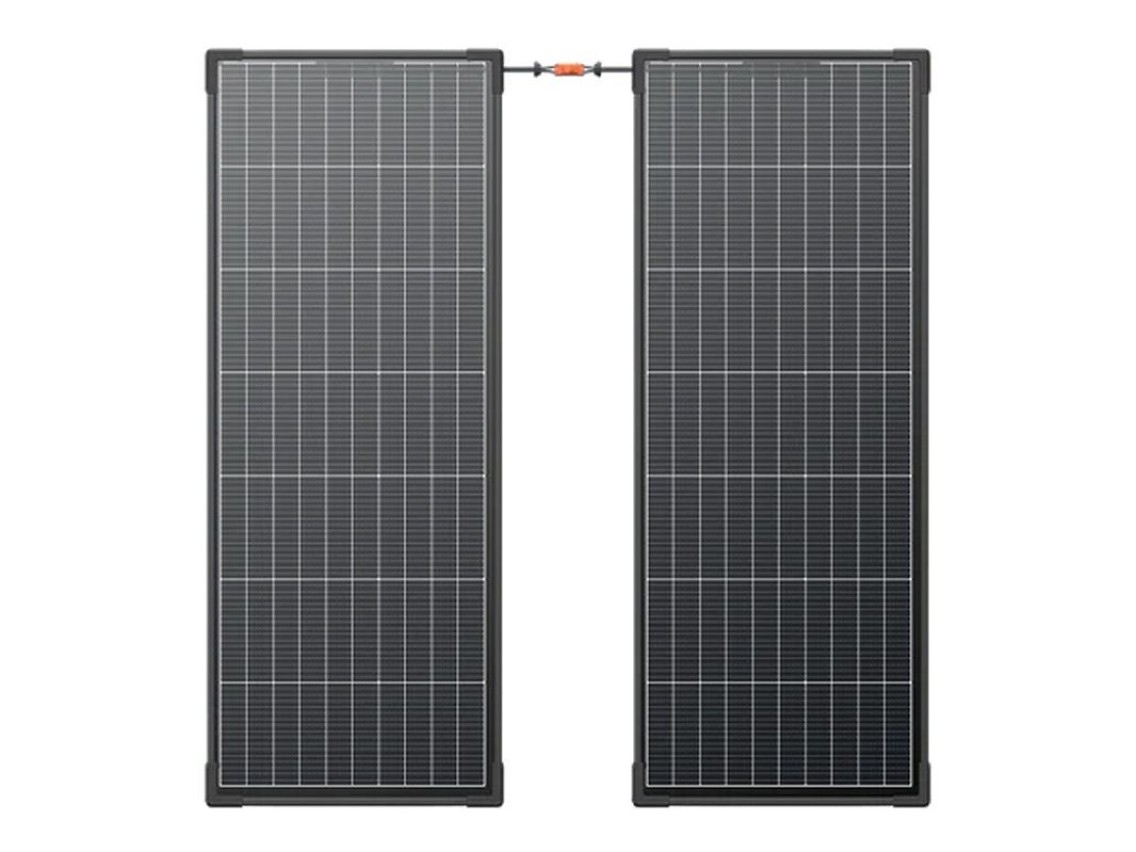 Set of 2x EcoFlow 130W photovoltaic panel (rigid construction)