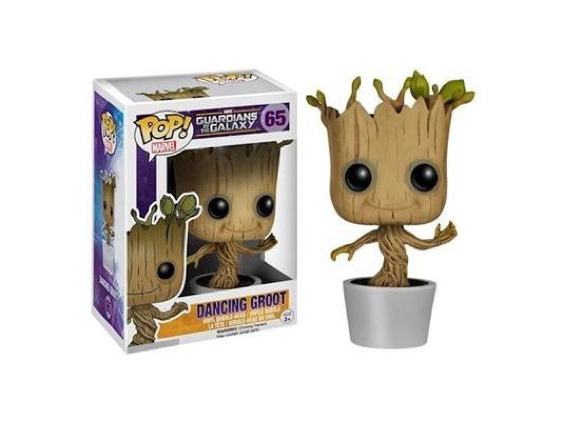 Funko Pop Bobble Marvel Guardiões da Galáxia Groot Dançante