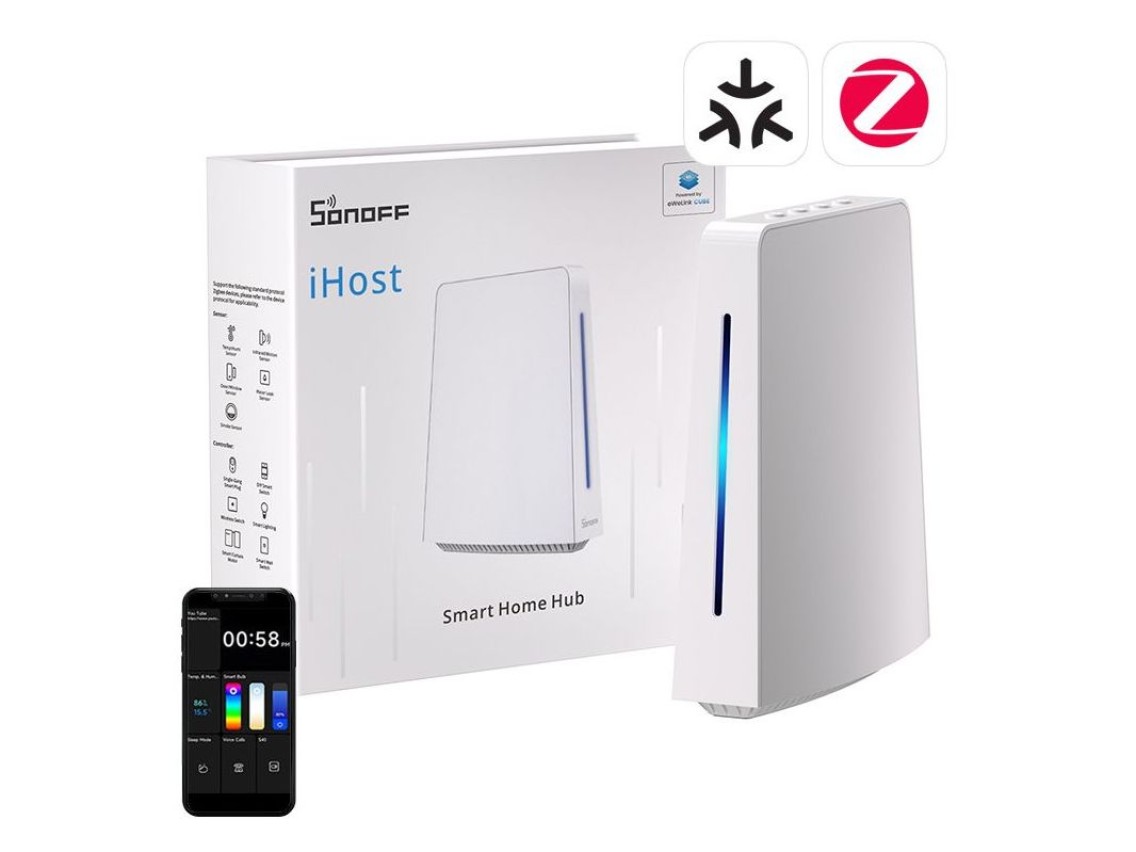 Bramka iHost Hub WiFi, ZigBee, Bluetooth, Matter SONOFF AIBridge-26, 4GB, LAN