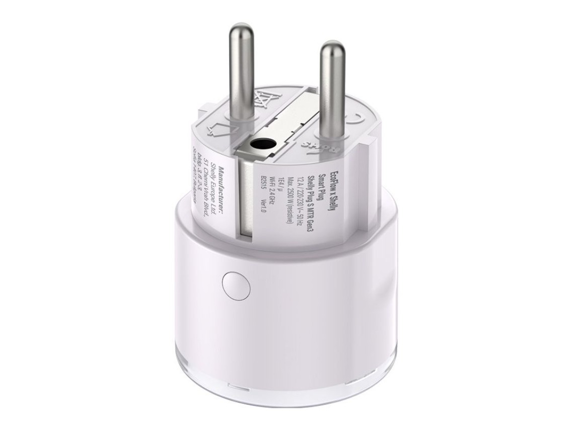 Conector inteligente EcoFlow x Shelly Smart Plug (STREAM, PowerStream)