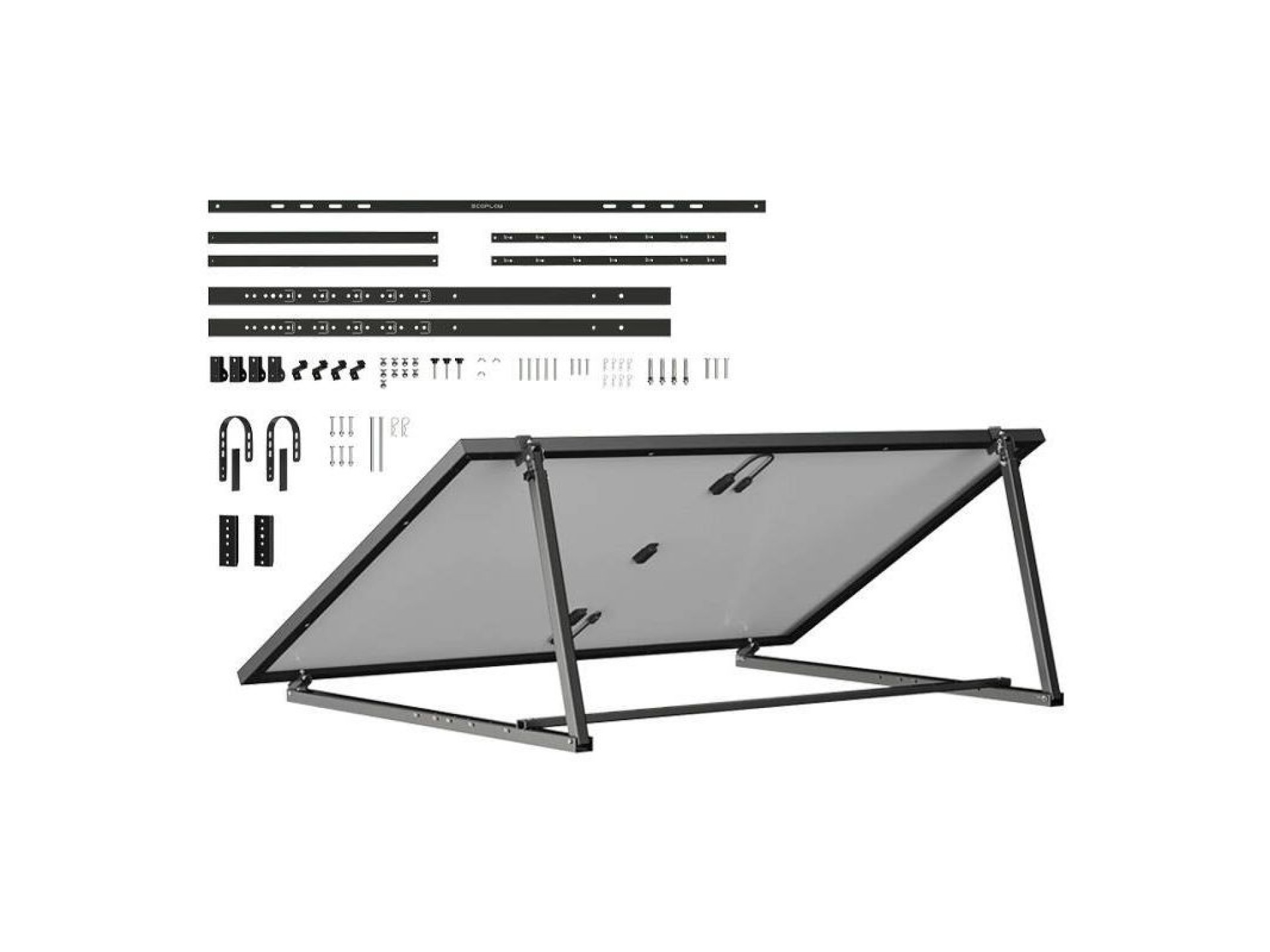 Regulowany uchwyt Ecoflow na panel PV 400W wolnostojacy lub do montazu sciennego