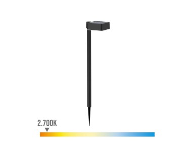 Square solar pedestal, ip 44 1.5w, 200im 2700k, warm light, measurements: 10.5x13.5x54cm. philips