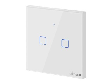 Switch Inteligente WiFi Sonoff T0 EU TX (2 canales)