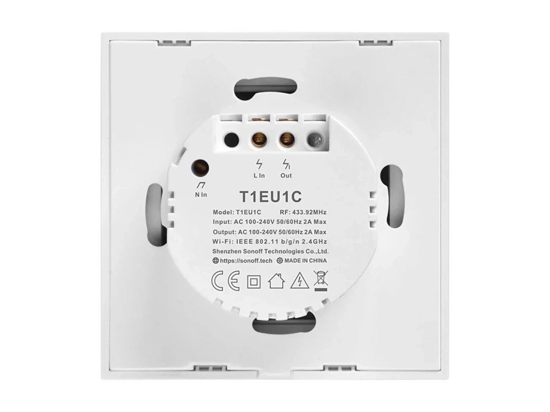 Smart Switch WiFi + RF 433 Sonoff T1 EU TX (1-channel)