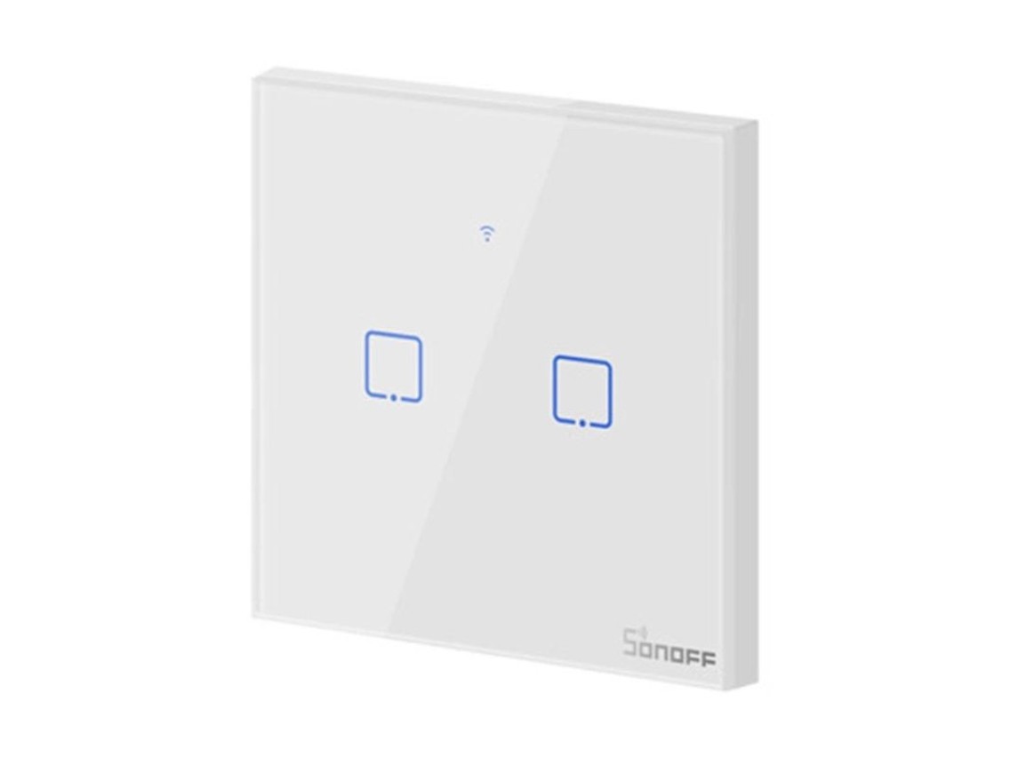 Switch Inteligente WiFi+RF 433 Sonoff T1 EU TX (2 canales)