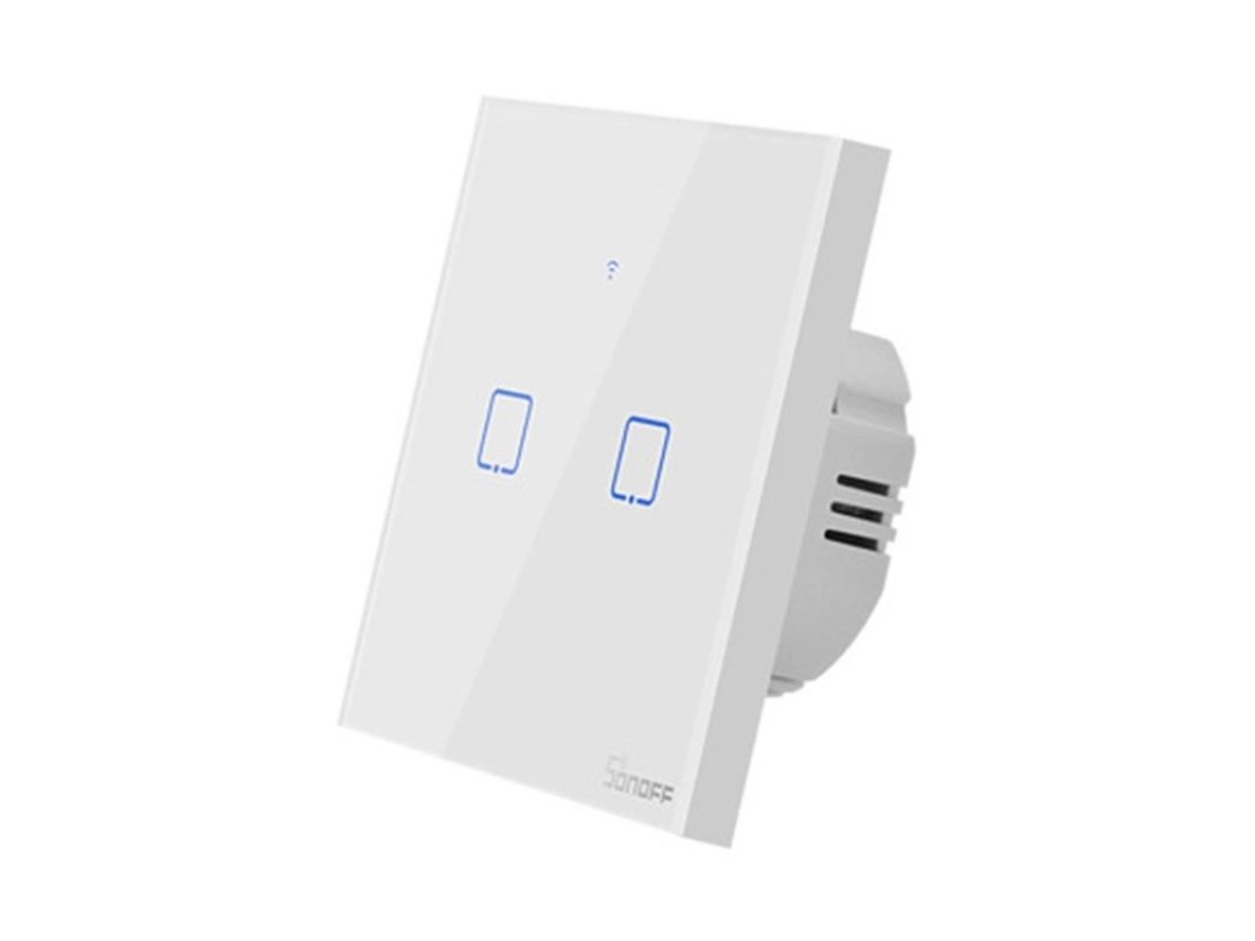 Switch Inteligente WiFi+RF 433 Sonoff T1 EU TX (2 canales)