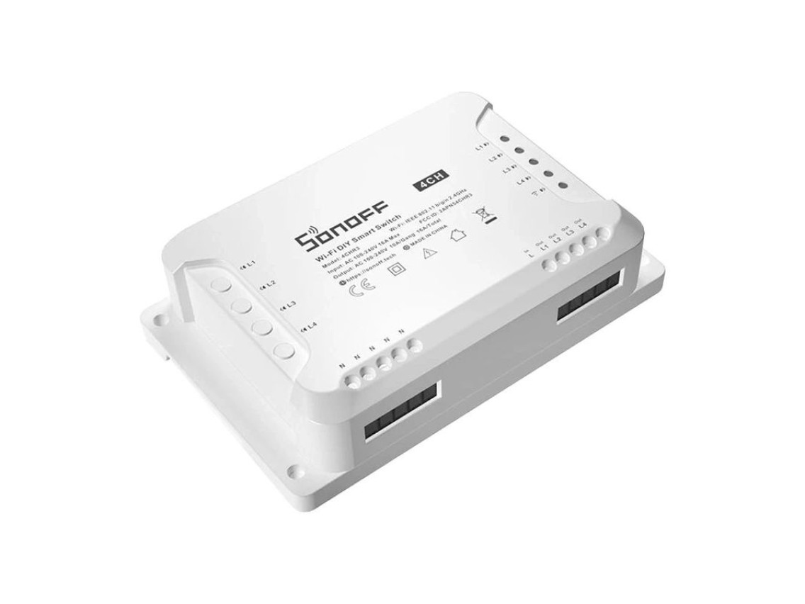 Interruptor inteligente WiFi SONOFF 4CHR3