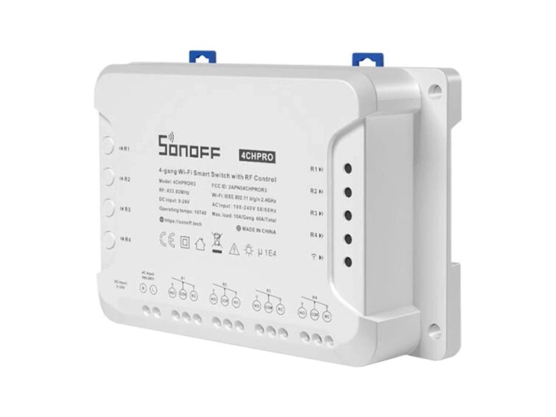 Interruptor inteligente WiFi SONOFF 4CHPROR3