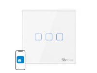 Interruptor de pared inal�mbrico inteligente Sonoff T2EU3C-RF 433 MHz (3 canales)