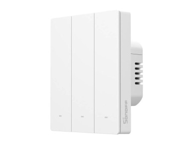 Interruptor de pared inteligente SONOFF M5-3C-80W WiFi Matter (3 canales, para marco)