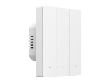 Interruptor de pared inteligente SONOFF M5-3C-80W WiFi Matter (3 canales, para marco)