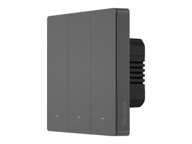 Interruptor de parede inteligente com cenas, Wi-Fi, Sonoff M5 3C (3 canais)