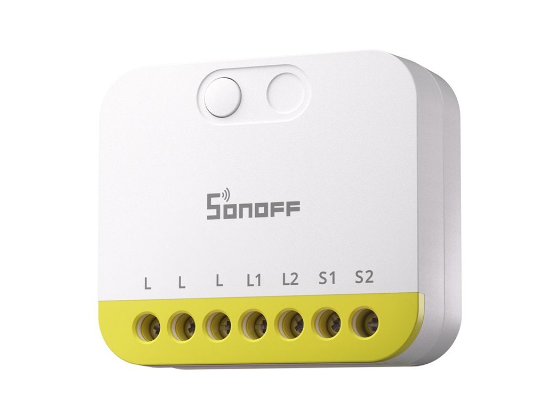 Mini interruptor de dos canales sin N Sonoff MINI-ZB2GS-L ZigBee