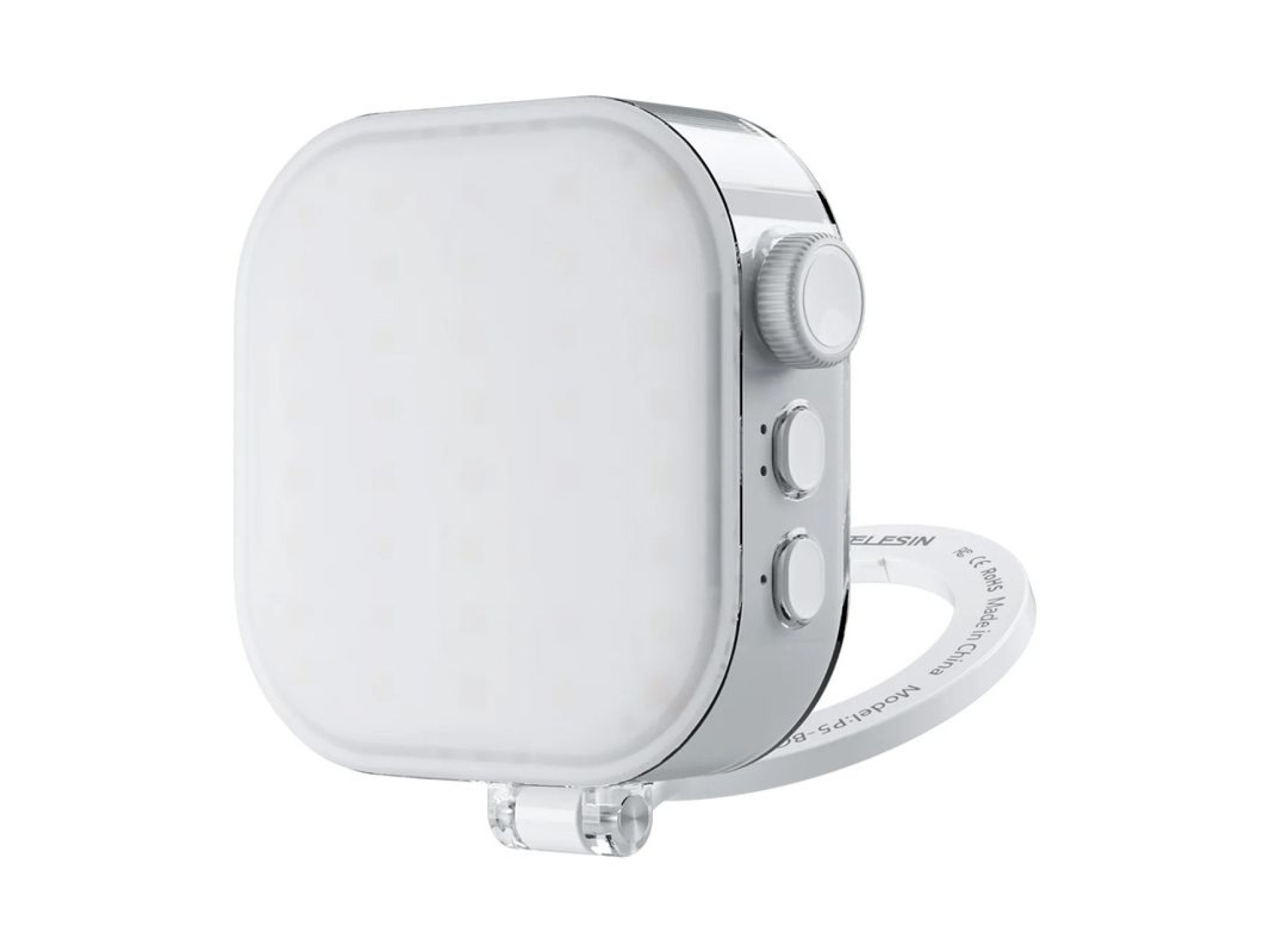 Luz de selfie Ice Cube Telesin com suporte para celular