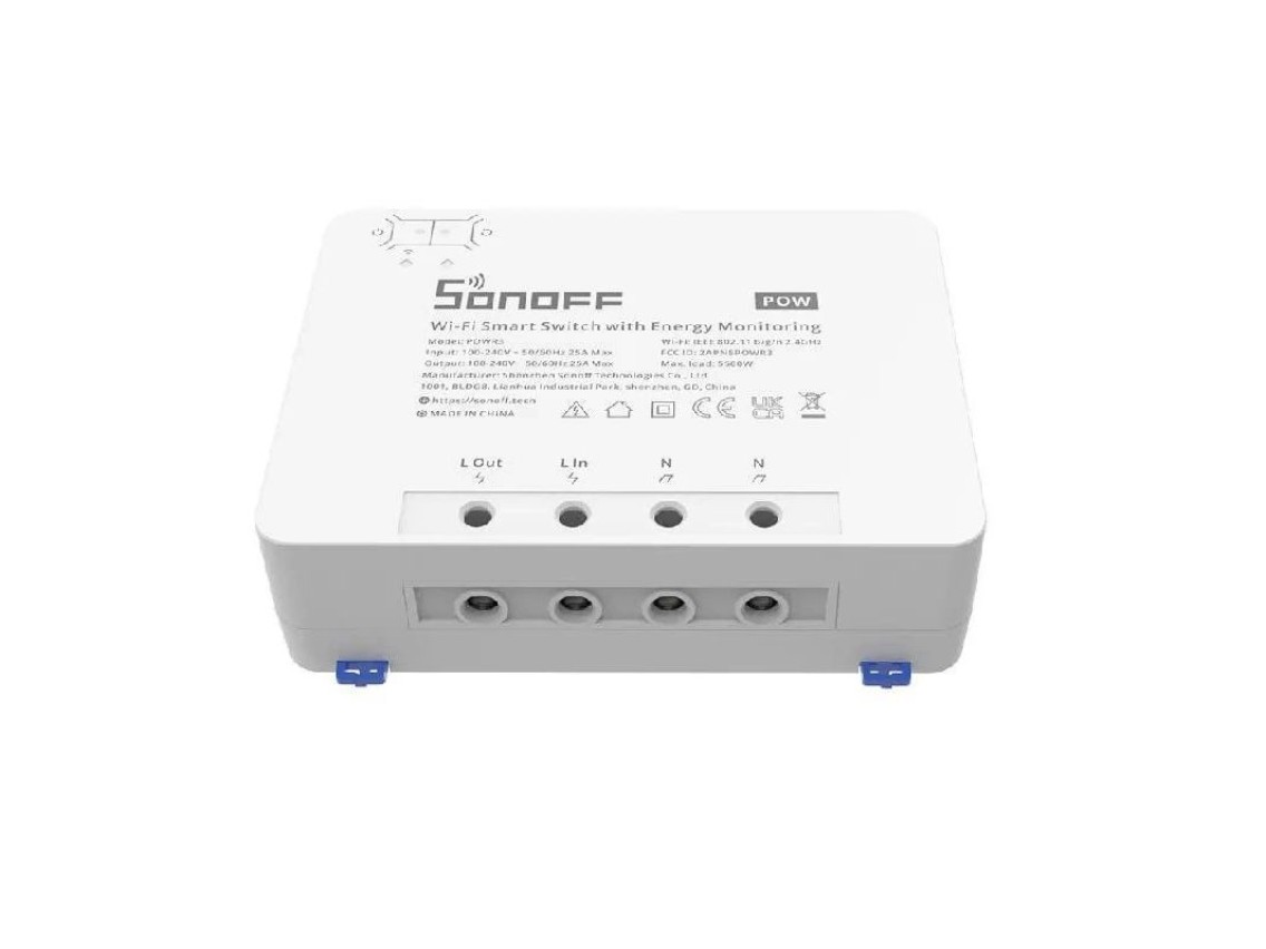 Sonoff POWR3 smart WiFi switch with current measurement function