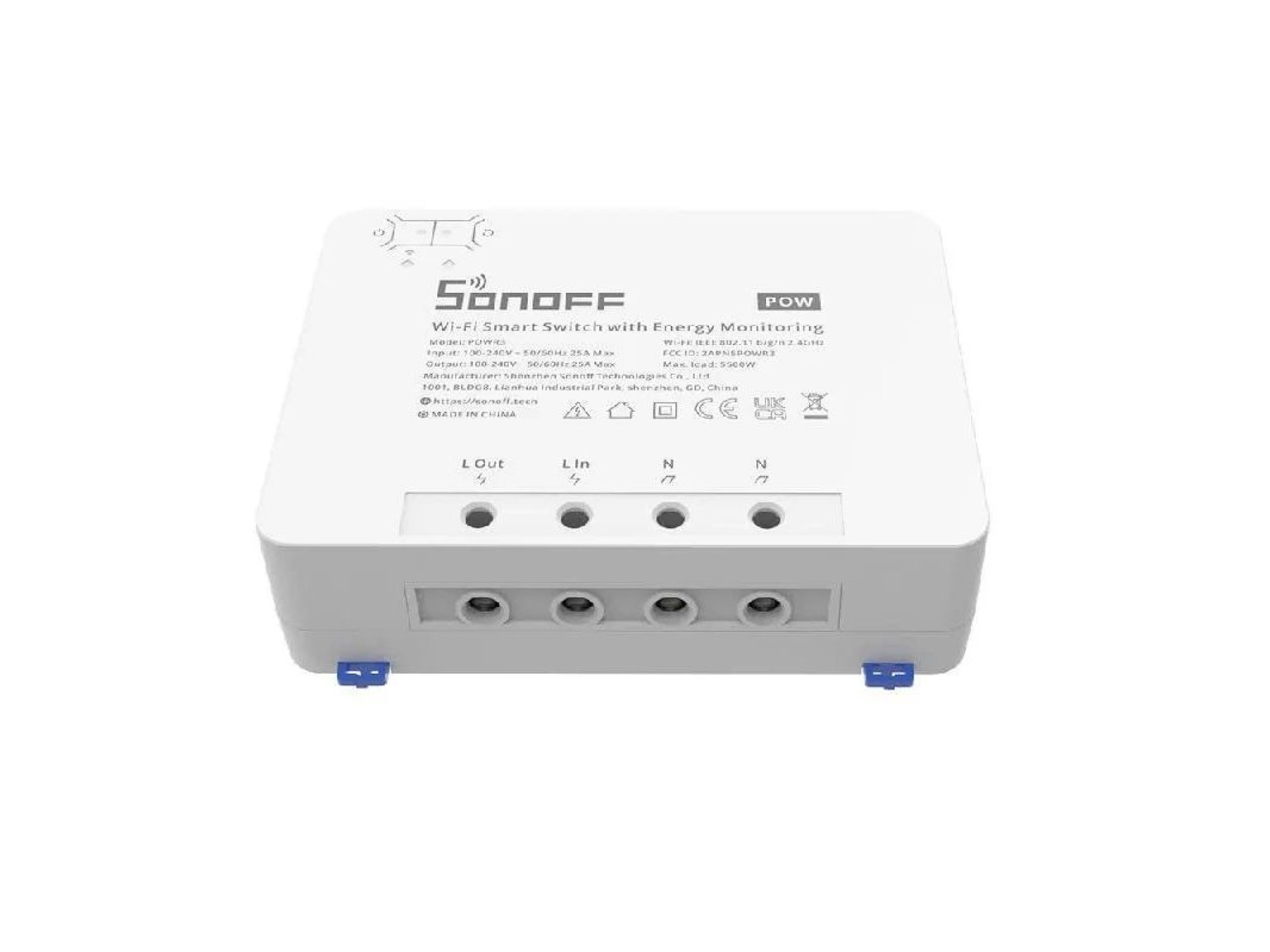 Sonoff POWR3 smart WiFi switch with current measurement function
