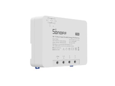 Interruptor WiFi inteligente Sonoff POWR3 con funci�n de medici�n de corriente
