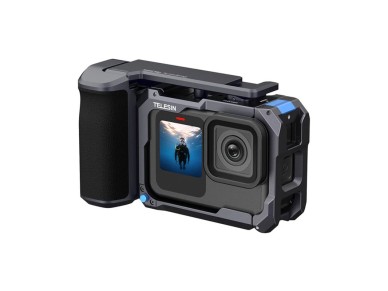 Kit StreetGrip Telesin para GoPro Hero 9-13 com gaiola