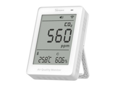 Medidor de calidad del aire Sonoff AirGuard CO2 SAWF-08P WiFi LCD