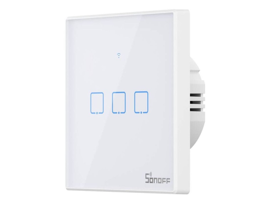Smart Switch WiFi + RF 433 Sonoff T2 EU TX (3-channel) updated