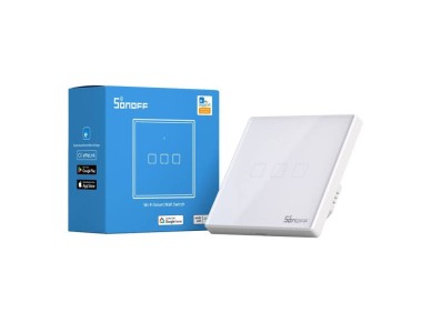 Interruptor inteligente WiFi + RF 433 Sonoff T2 EU TX (3 canales) actualizado