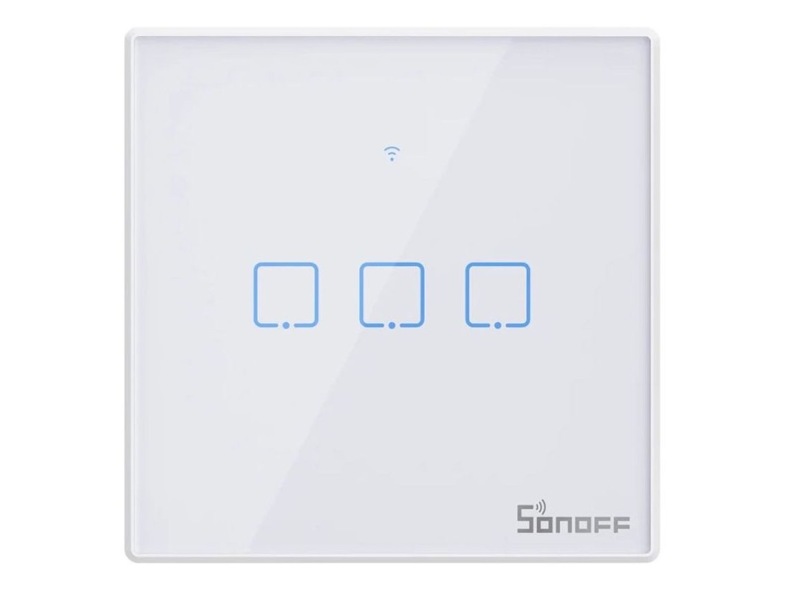 Smart Switch WiFi + RF 433 Sonoff T2 EU TX (3-channel) updated