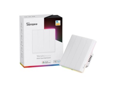 Interruptor de pared t�ctil inteligente WiFi Sonoff TX T5 4C (4 canales)