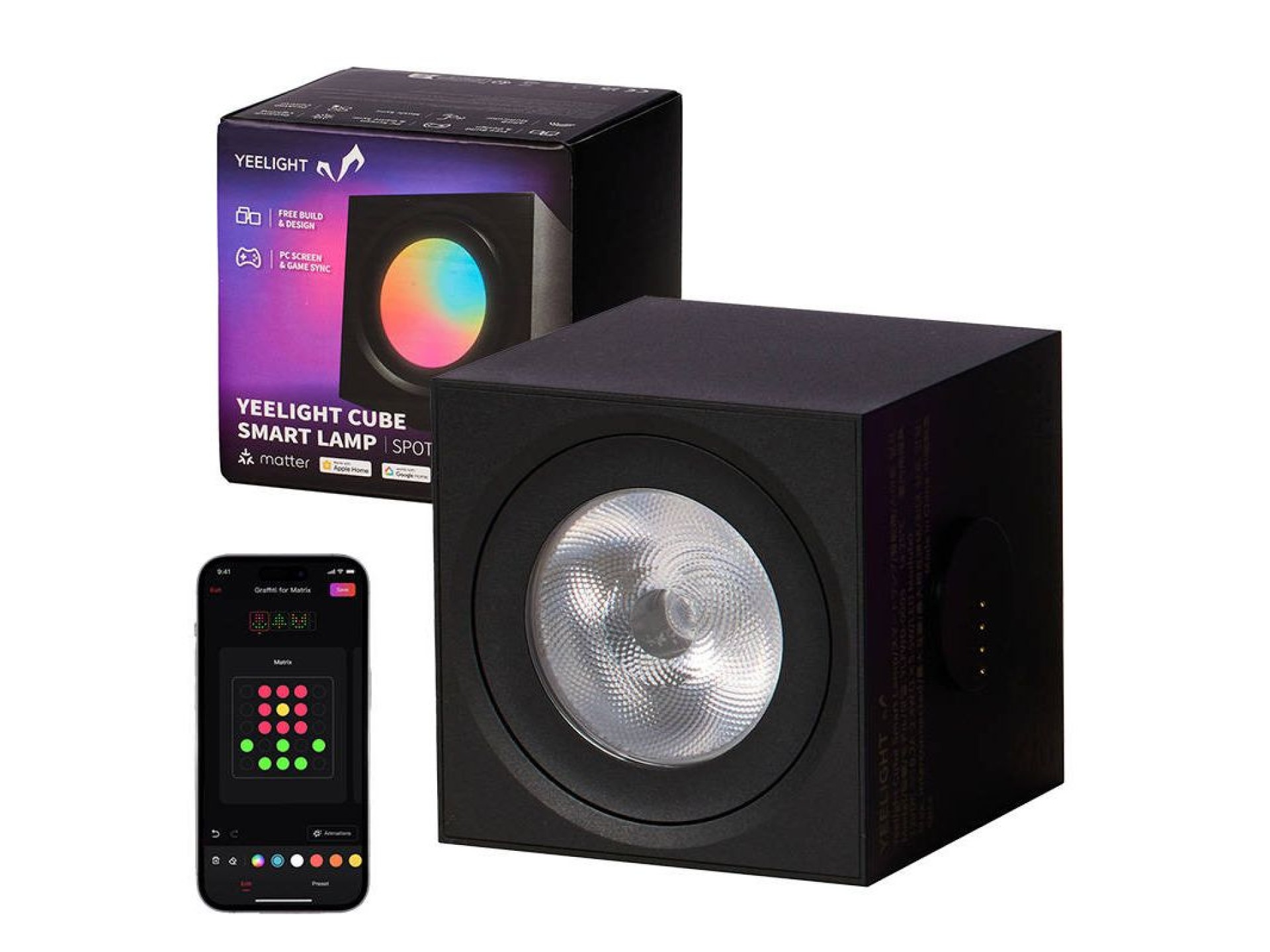 Lámpara inteligente para juegos Yeelight Cube Light
