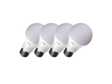 L�mpada inteligente Yeelight E27 W4 (colorida) - 4 unidades