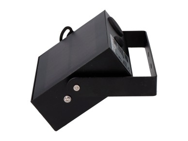 Solar floodlight, self-tilting, 10 w, 1800 lm, 6500 k, with motion sensor, black