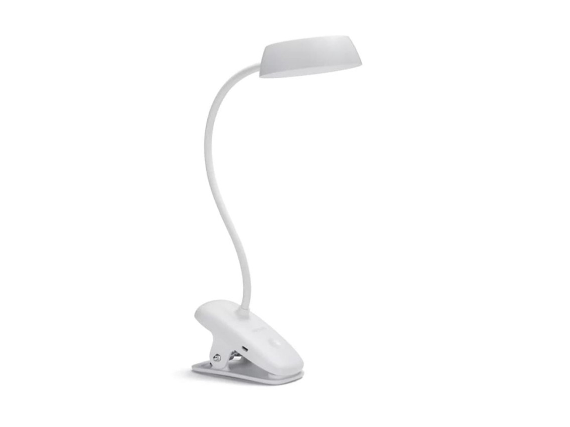 White flexo clamp led 3w 4,000k